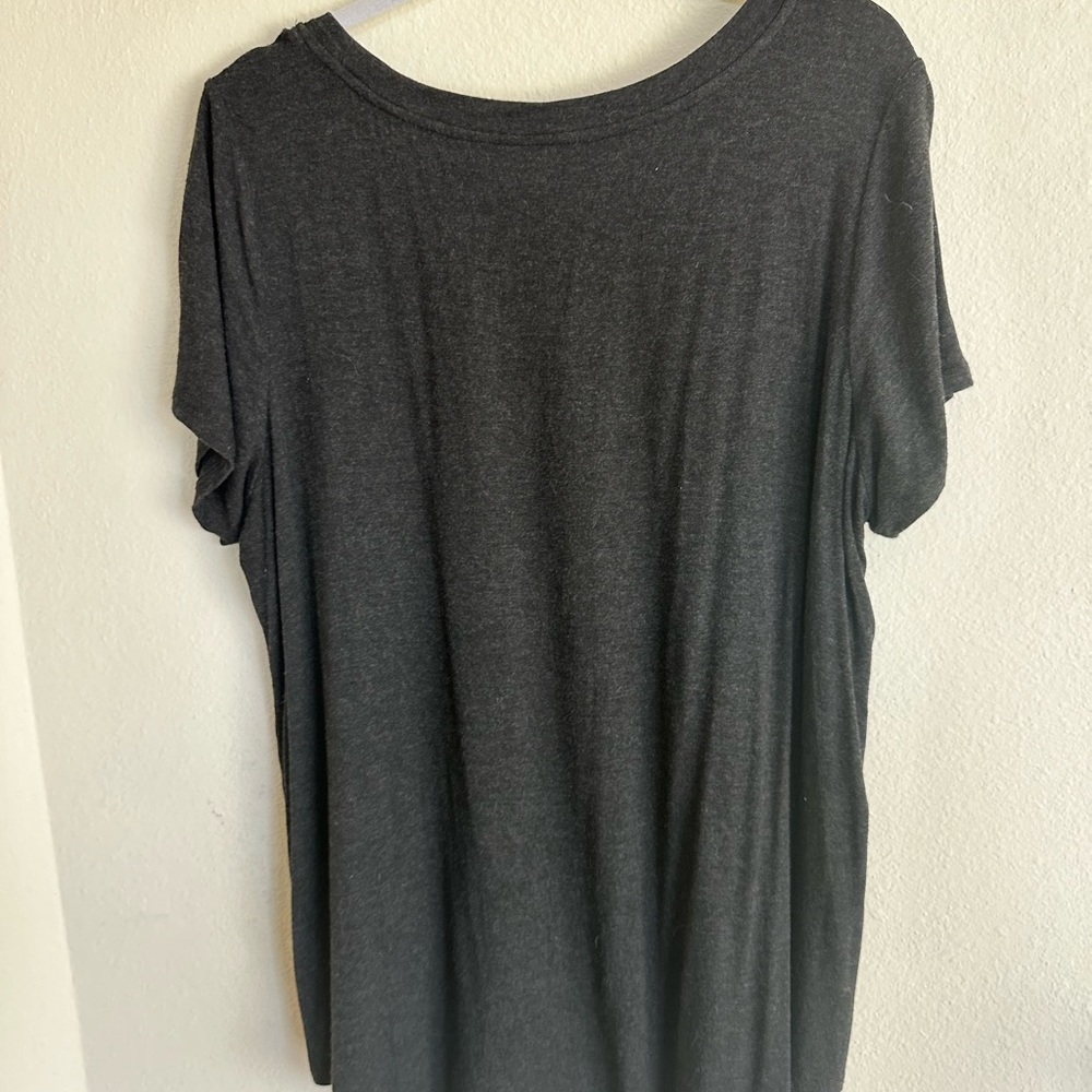 Size 1x Dark Grey Market and Spruce T shirt, so soft! - Picture 3 of 3